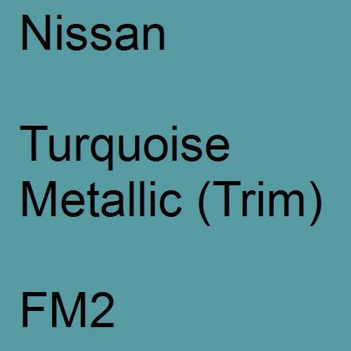 Nissan, Turquoise Metallic (Trim), FM2.